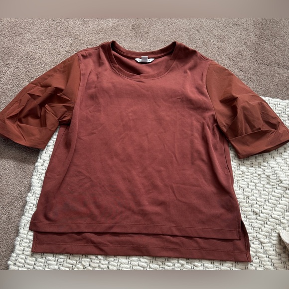EUC Athleta Harlow Hybrid Tee- M - Picture 3 of 5